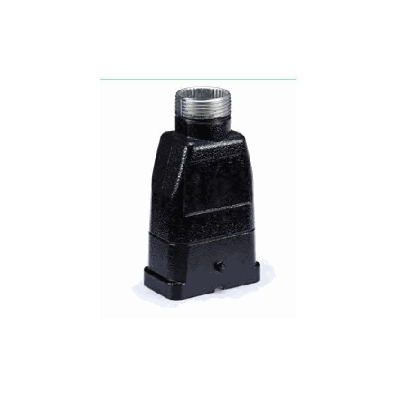 Capot C, Alliage de zinc moulé, acier inoxydable, IP65, Sortie horizontale, M25